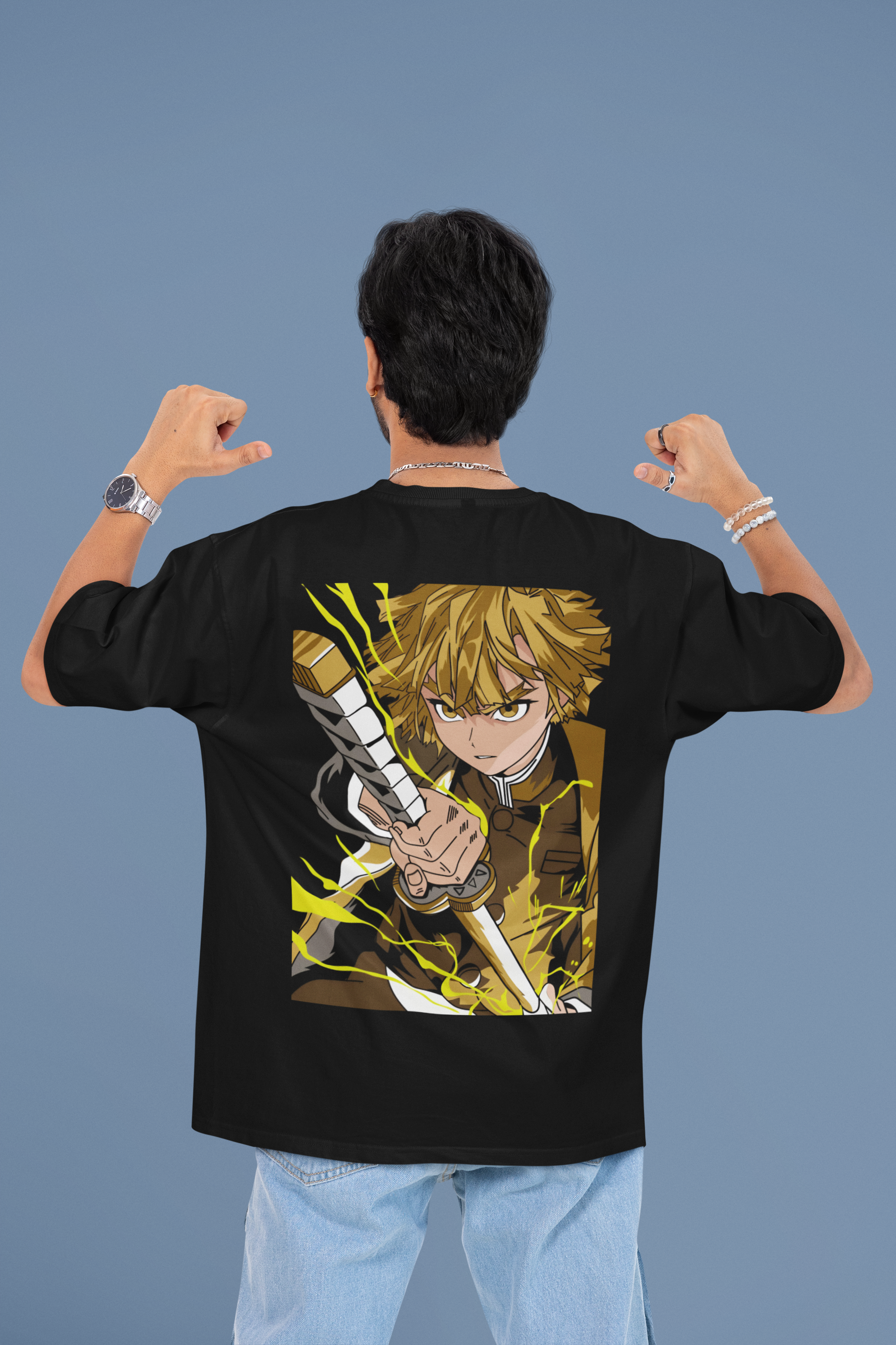 Unisex Oversized Classic T-Shirt_Demon Slayer